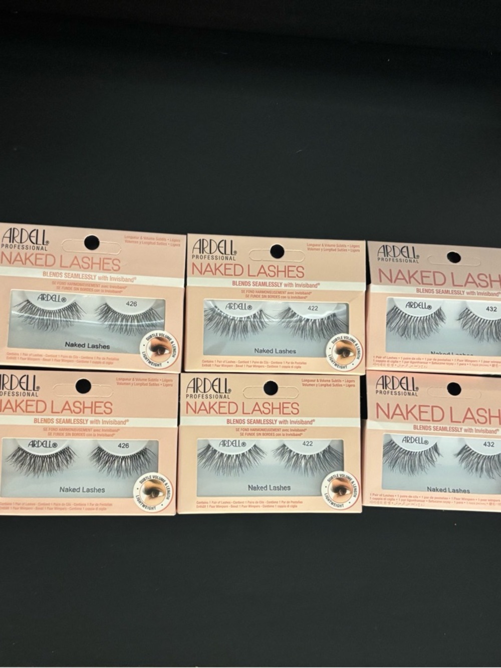 Ardell Naked Lashes 10 sets, 5 different styles